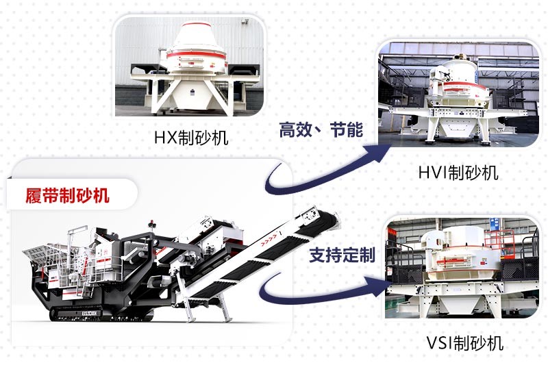 履帶式移動制砂機規(guī)格齊全