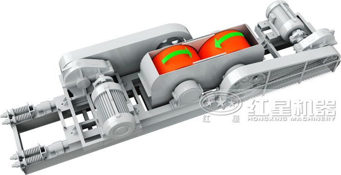 對輥制砂機(jī)結(jié)構(gòu)圖